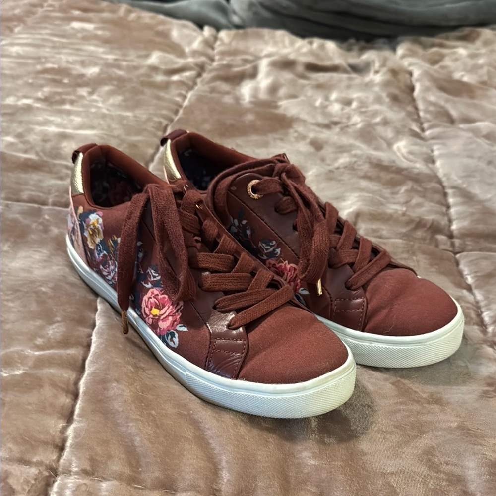 Matilda Jane Floral Brown Sneakers